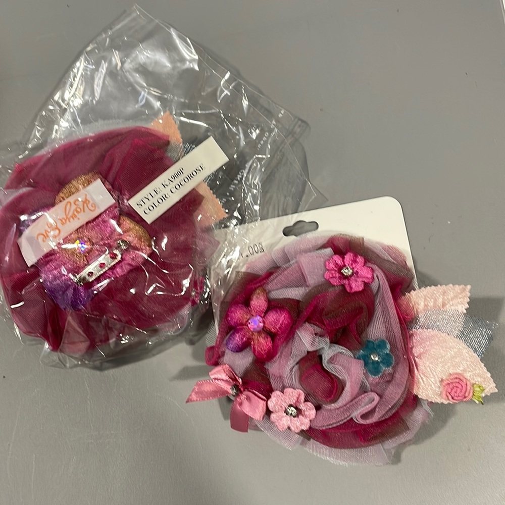 NWT Kaiya Eve Girls Tulle Coco Rose Floral Pin